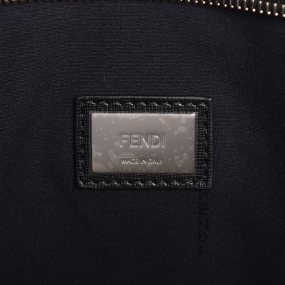 Fendi Vitello Elite Cuoio Monster Buggies Medium Roll Tote Cedro Black 6 of 8