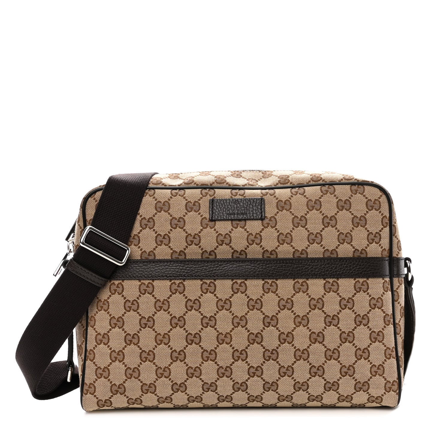 Monogram Messenger Bag Dark Brown