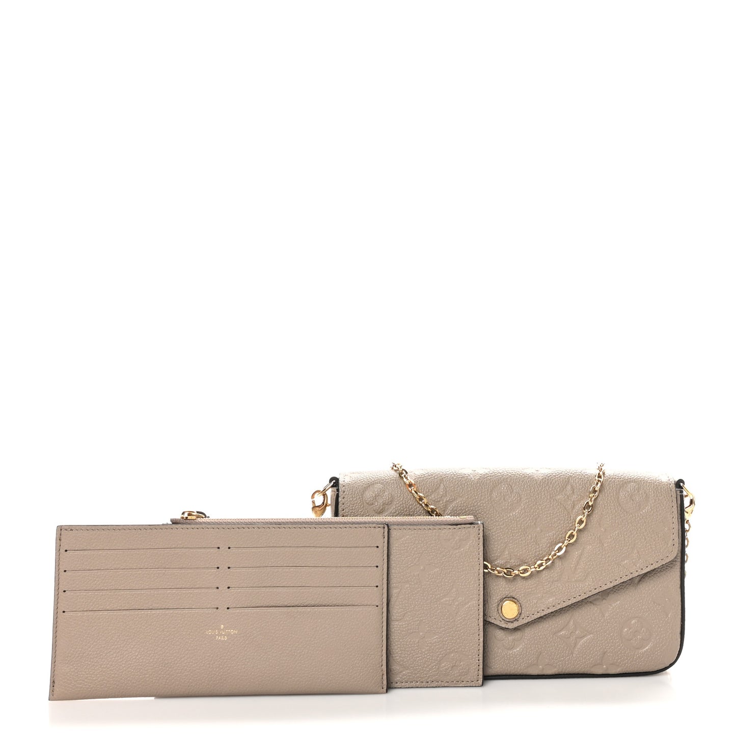 Empreinte Pochette Felicie Chain Wallet Tourterelle