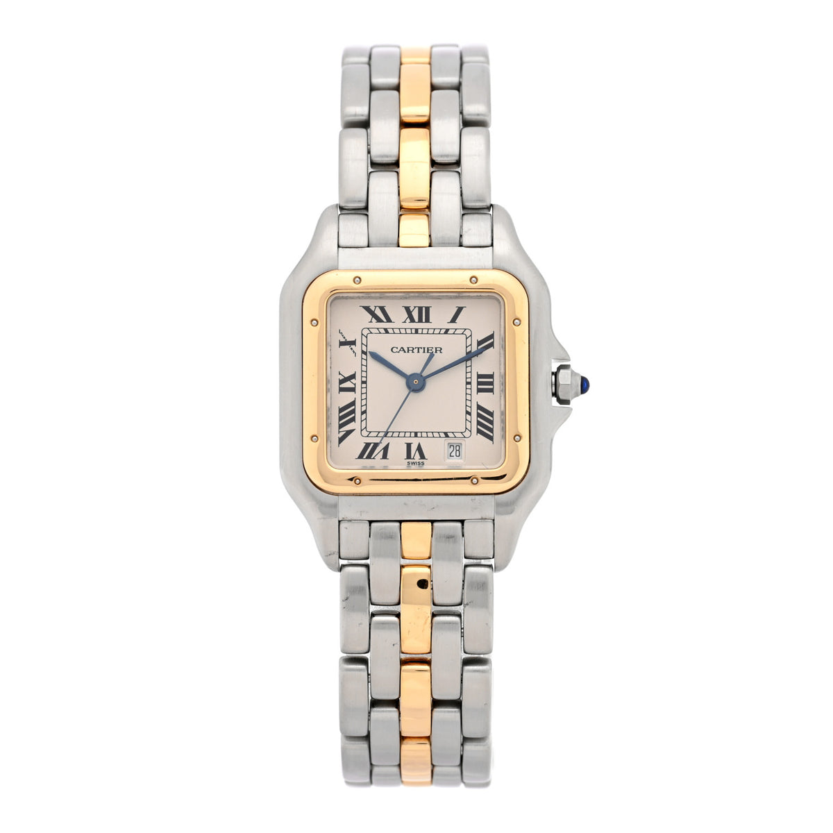 Cartier Stainless Steel 18K Yellow Gold 27mm Panthere Quartz Watch 2 of 8