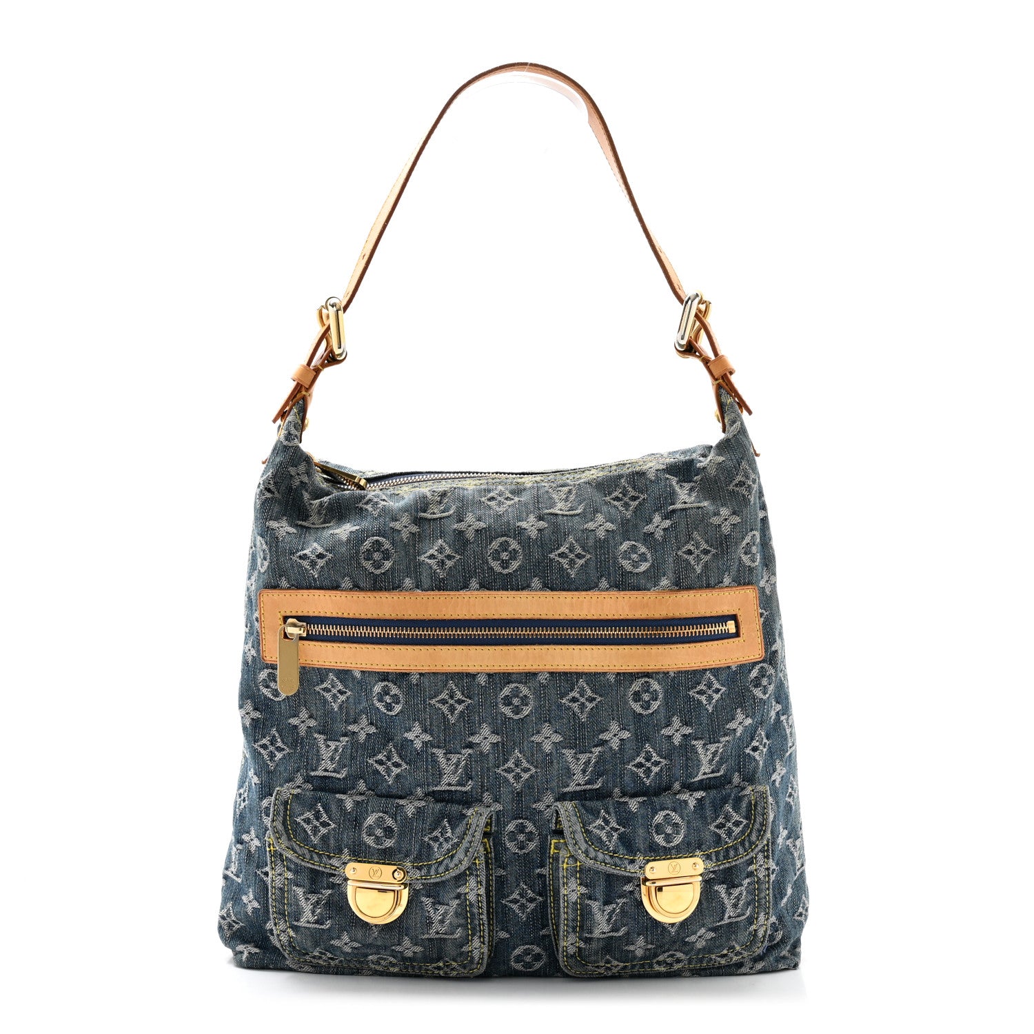 Louis Vuitton Denim Baggy GM Blue 1 of 13