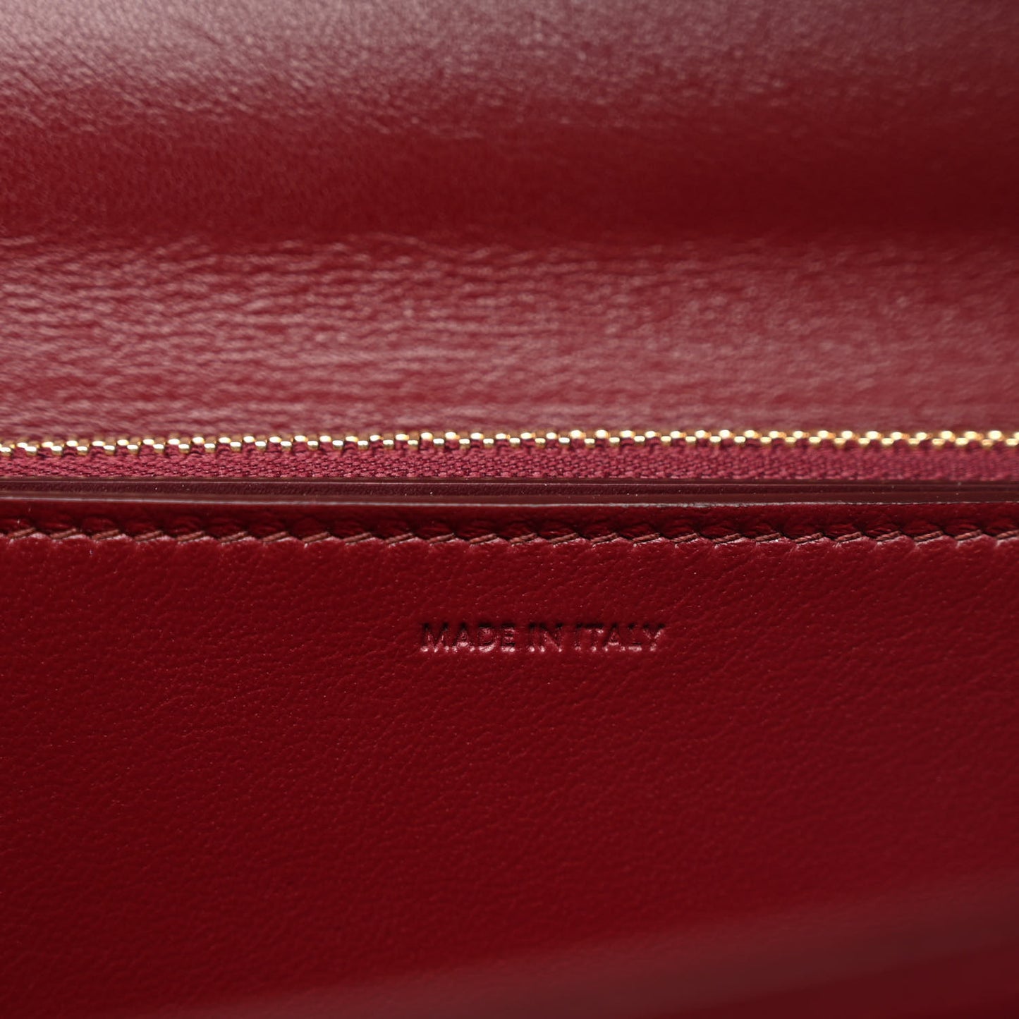 Box Calfskin Medium Classic Box Flap Bag Burgundy