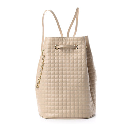 Celine Calfskin Quilted Small C Backpack Nude 1 of 9