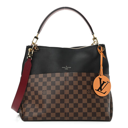 Louis Vuitton Damier Ebene Calfskin Maida Black 1 of 10