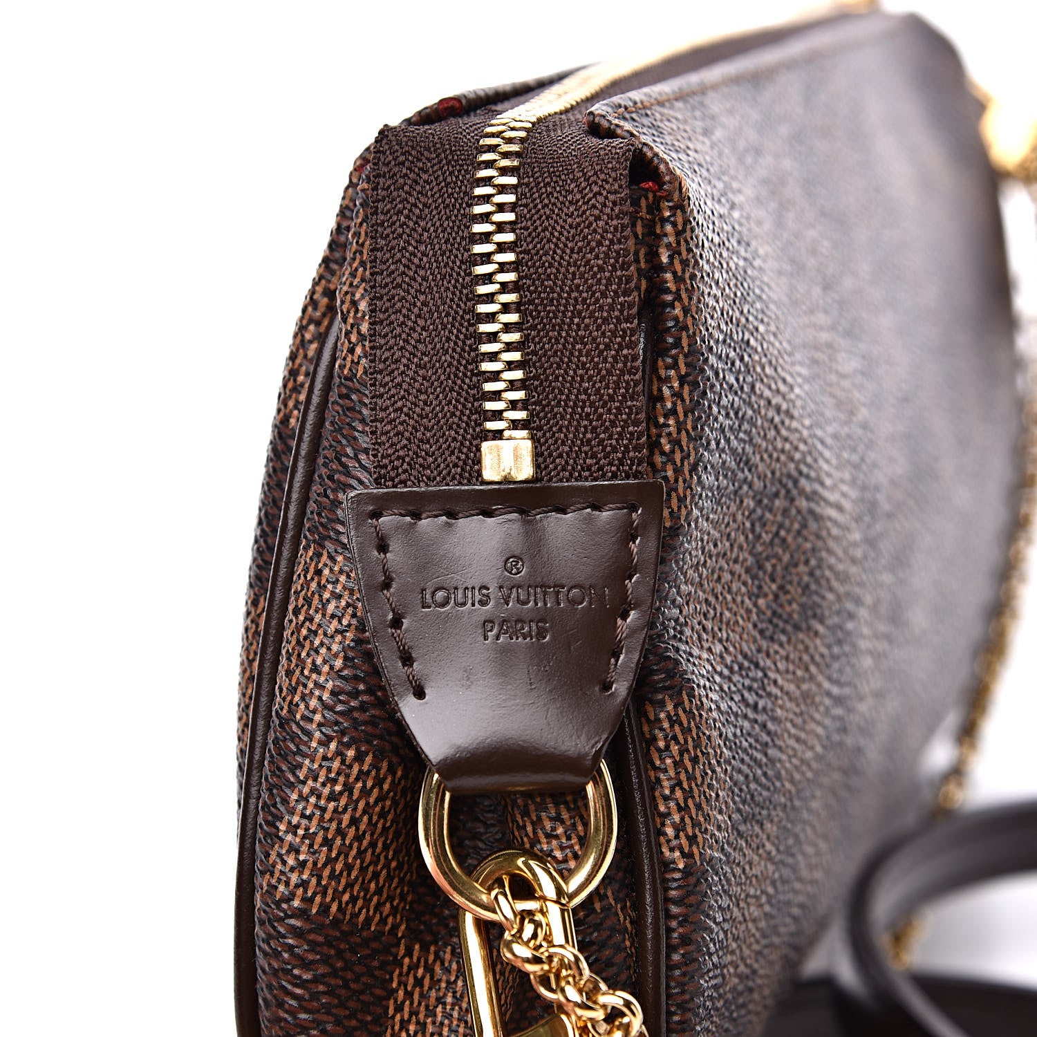 Louis Vuitton Damier Ebene Eva Clutch 8 of 10