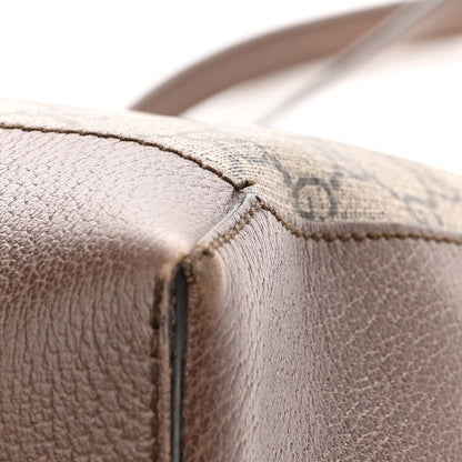 Gucci GG Supreme Monogram Web Ophidia Tote Brown 12 of 17