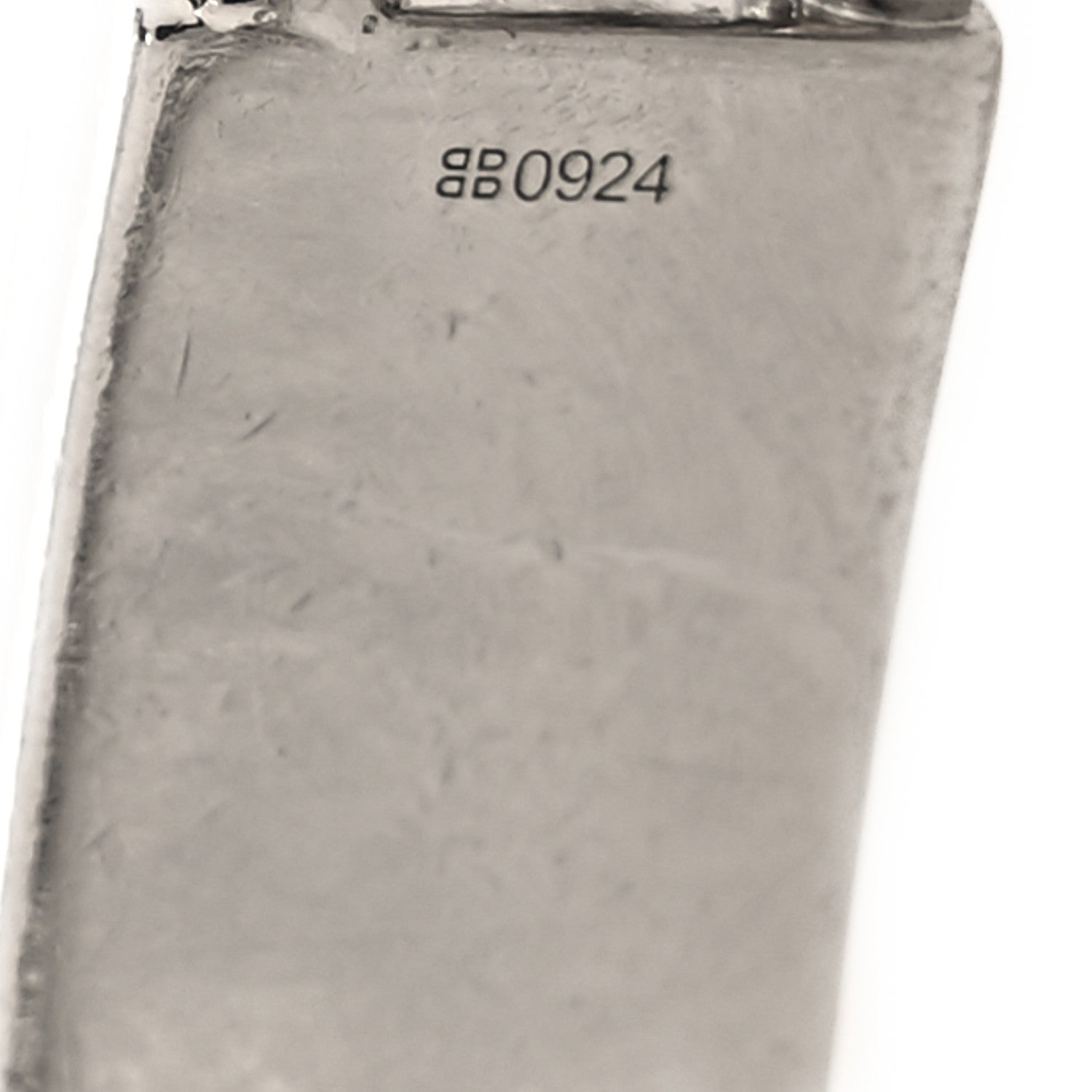 Fendi Metal FF Curb Link Bracelet Silver 5 of 6