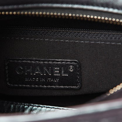 Chanel Aged Calfskin Quilted Small Gabrielle Hobo Black 5 of 10