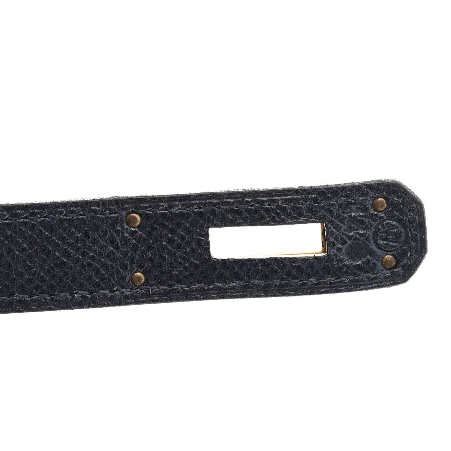 Hermes Courchevel Kelly Retourne 32 Bleu Indigo 7 of 11