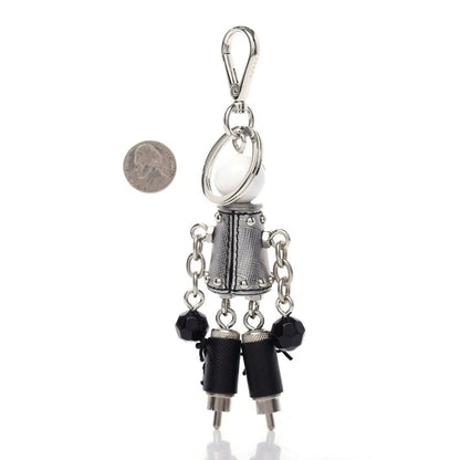 Prada Robot Trick Keychain Black 2 of 5