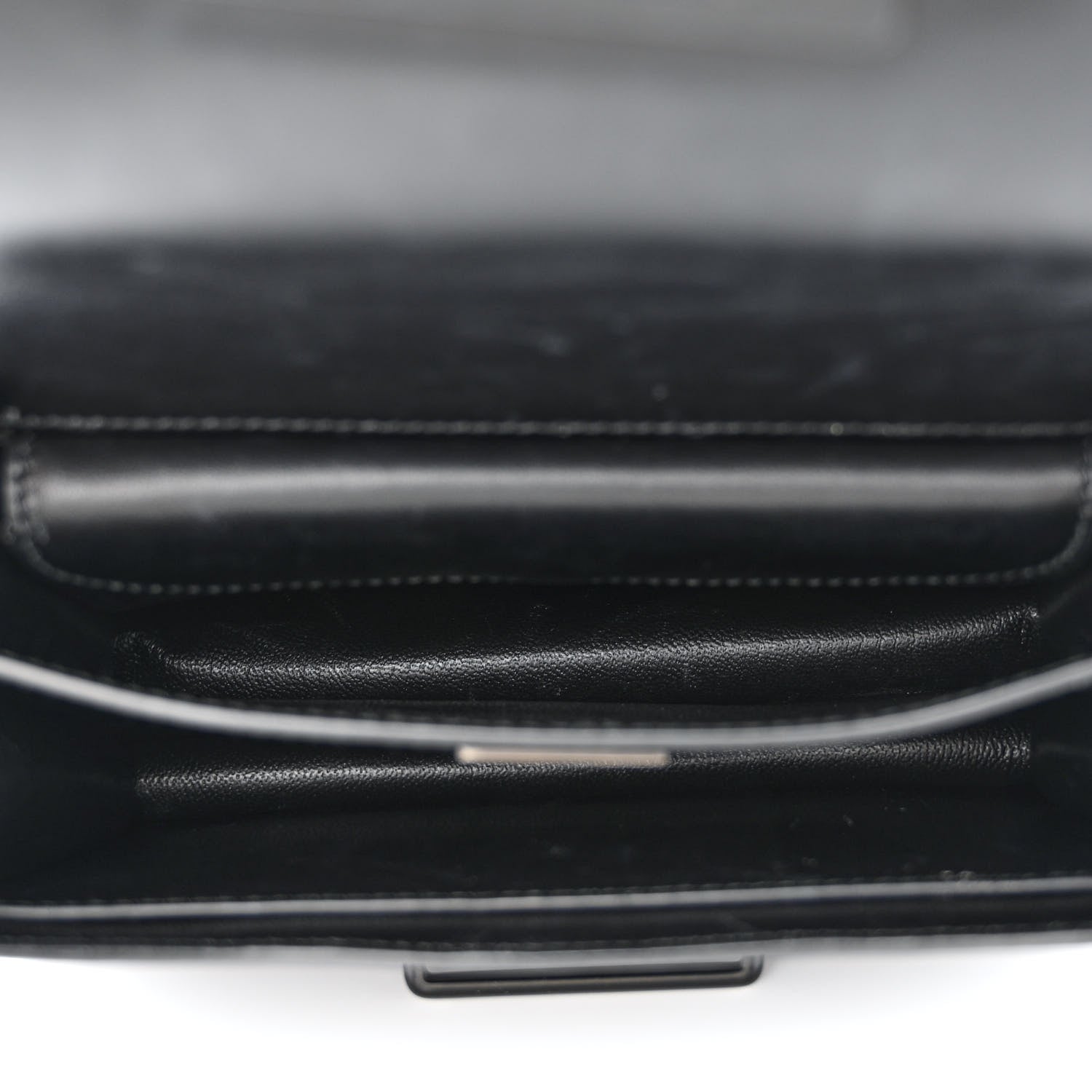 Prada City Calfskin Saffiano Studded Cahier Bag Black 5 of 12