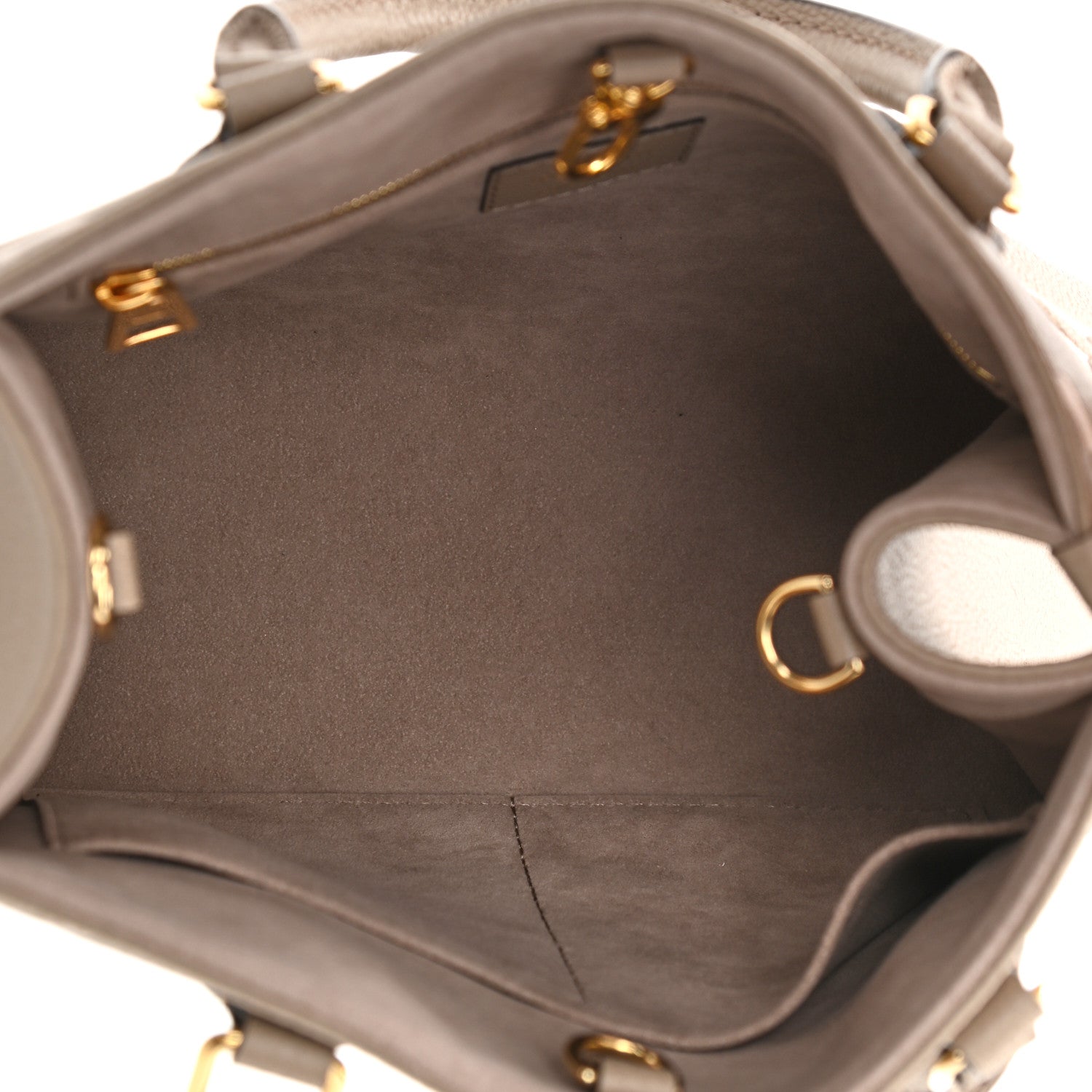 Louis Vuitton Empreinte Monogram Giant Onthego PM Tourterelle Creme 5 of 7