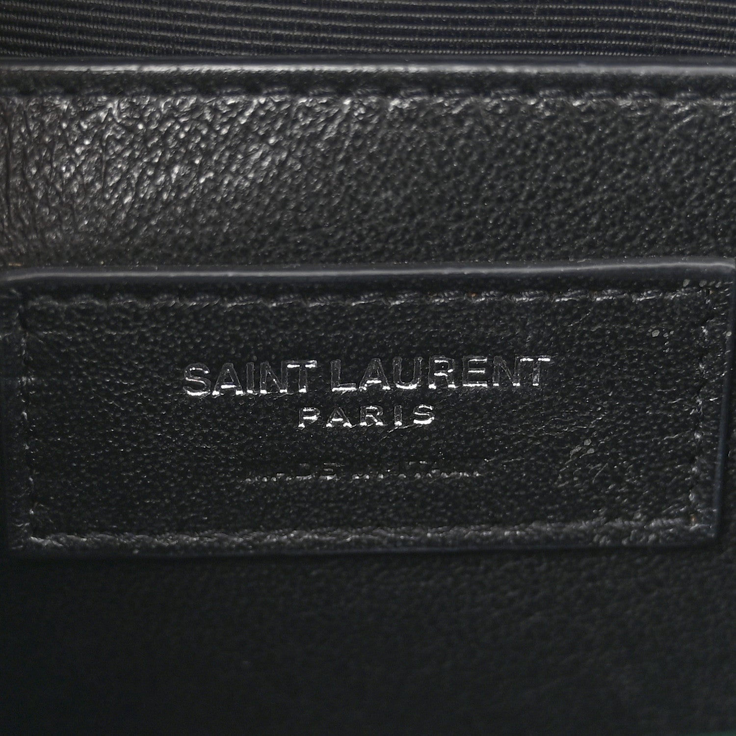 Saint Laurent Grain De Poudre Textured Mixed Matelasse Triquilt Medium Monogram Satchel Green 5 of 10