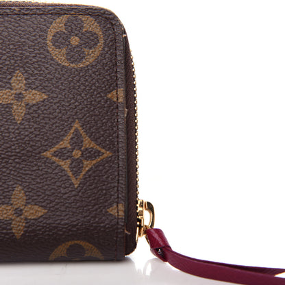 Louis Vuitton Monogram Clemence Wallet Fuchsia 9 of 9