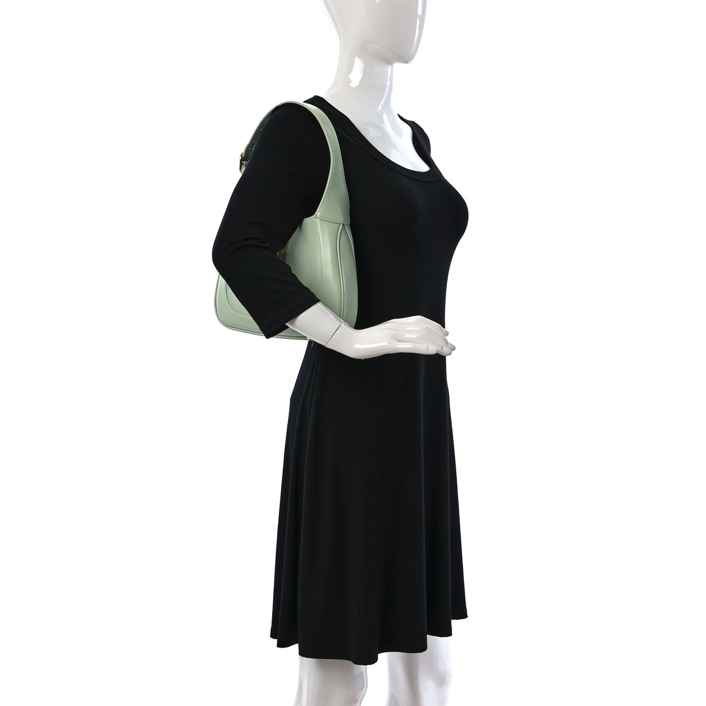 Boarded Dyana Lux Calfskin Small Jackie 1961 Hobo Tropical Sage