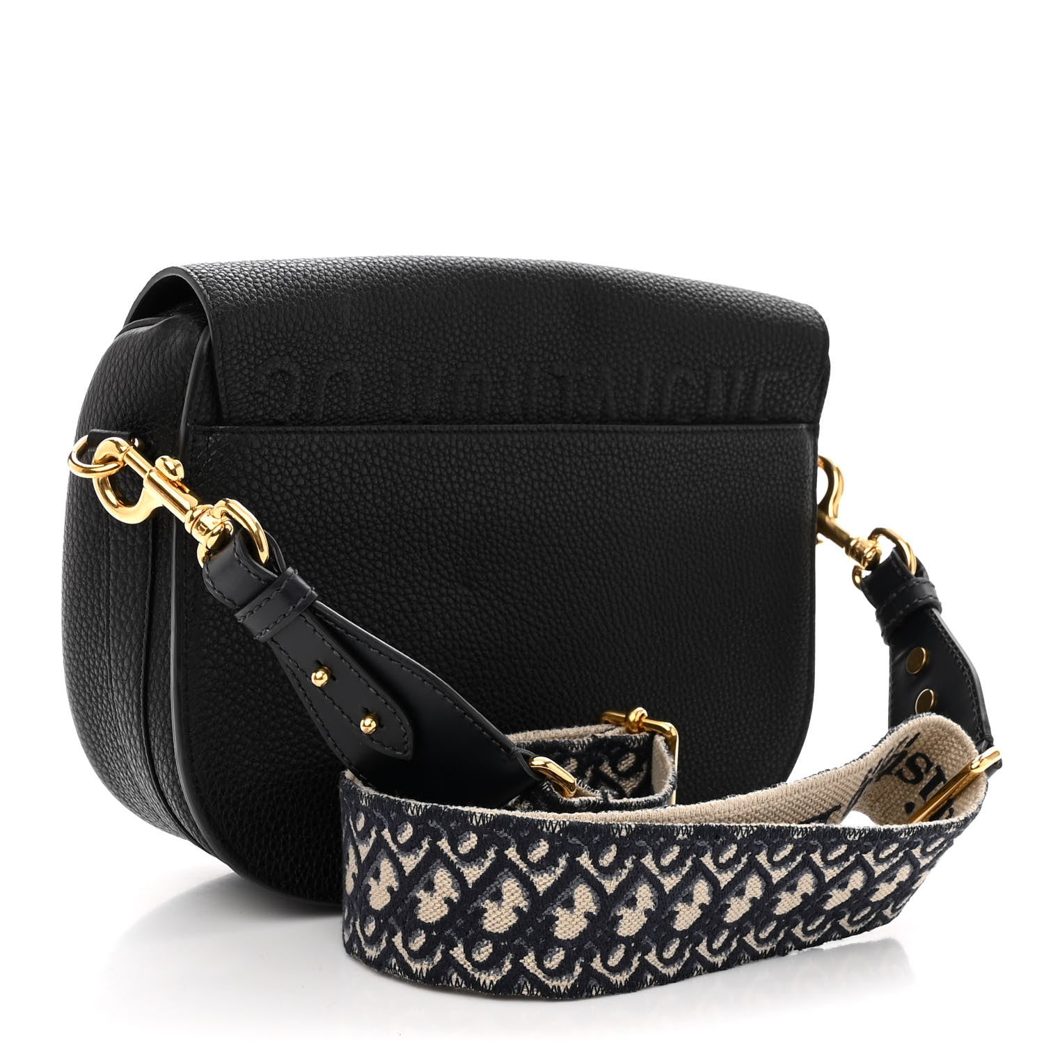 Christian Dior Grained Calfskin Large Bobby Flap Black 4 of 12