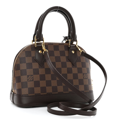 Louis Vuitton LOUIS VUITTON Damier Ebene Alma BB 4 of 8