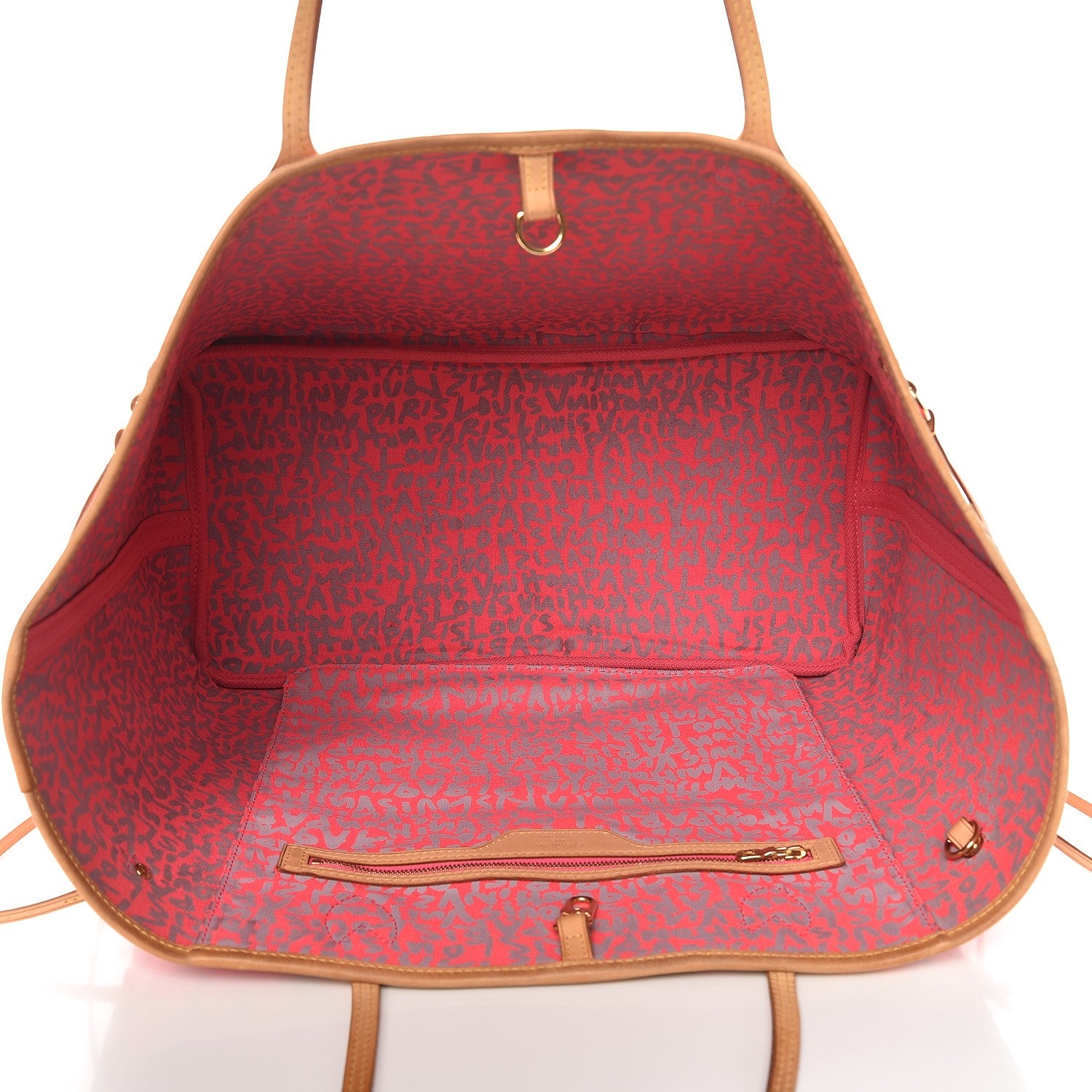 Louis Vuitton Monogram Graffiti Neverfull GM Fuchsia 5 of 13