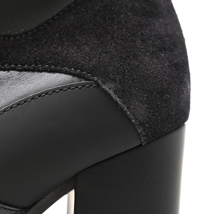 Louis Vuitton Suede Calfskin Monogram Star Trail Ankle Boots 38 Black 8 of 10