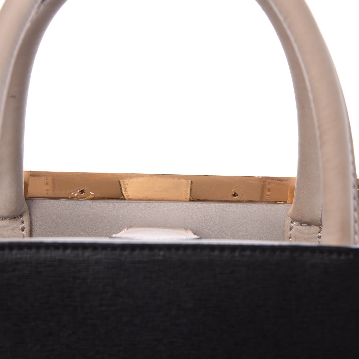 Fendi Vitello Elite Monster Petite 2Jours Tote Multicolor Black Grigio Polvere Multicolor 8 of 10