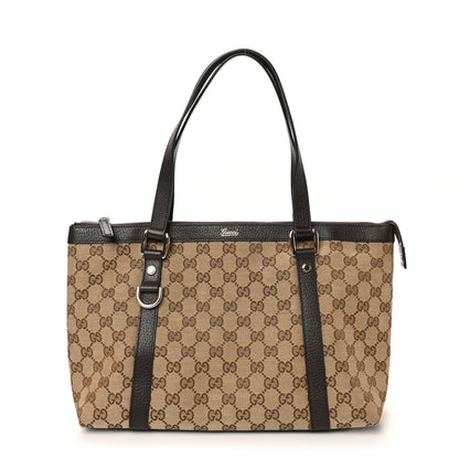 Gucci Monogram Medium Abbey Tote Brown 1 of 10
