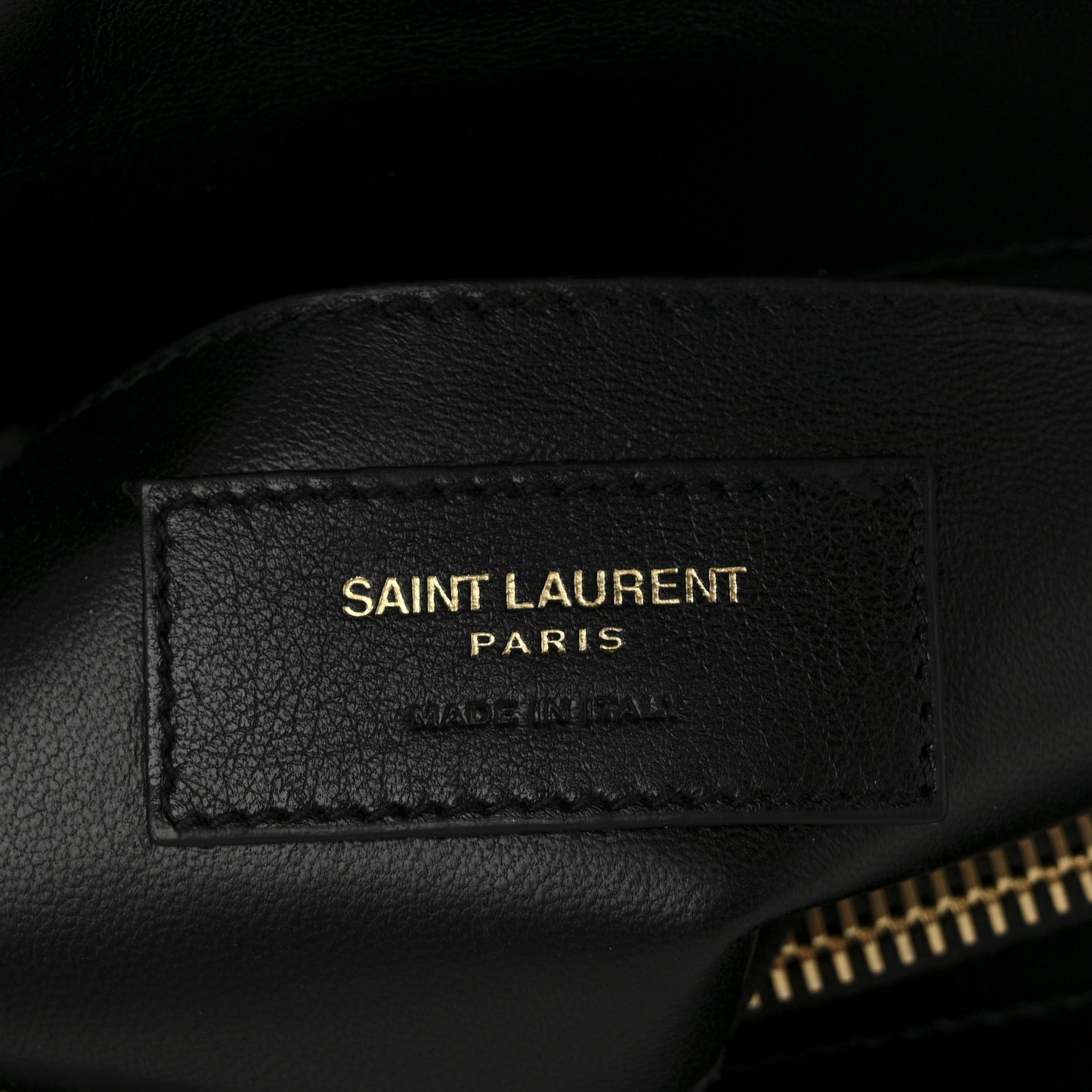 Calfskin Suede Matelasse Chevron Monogram Medium College Bag Black