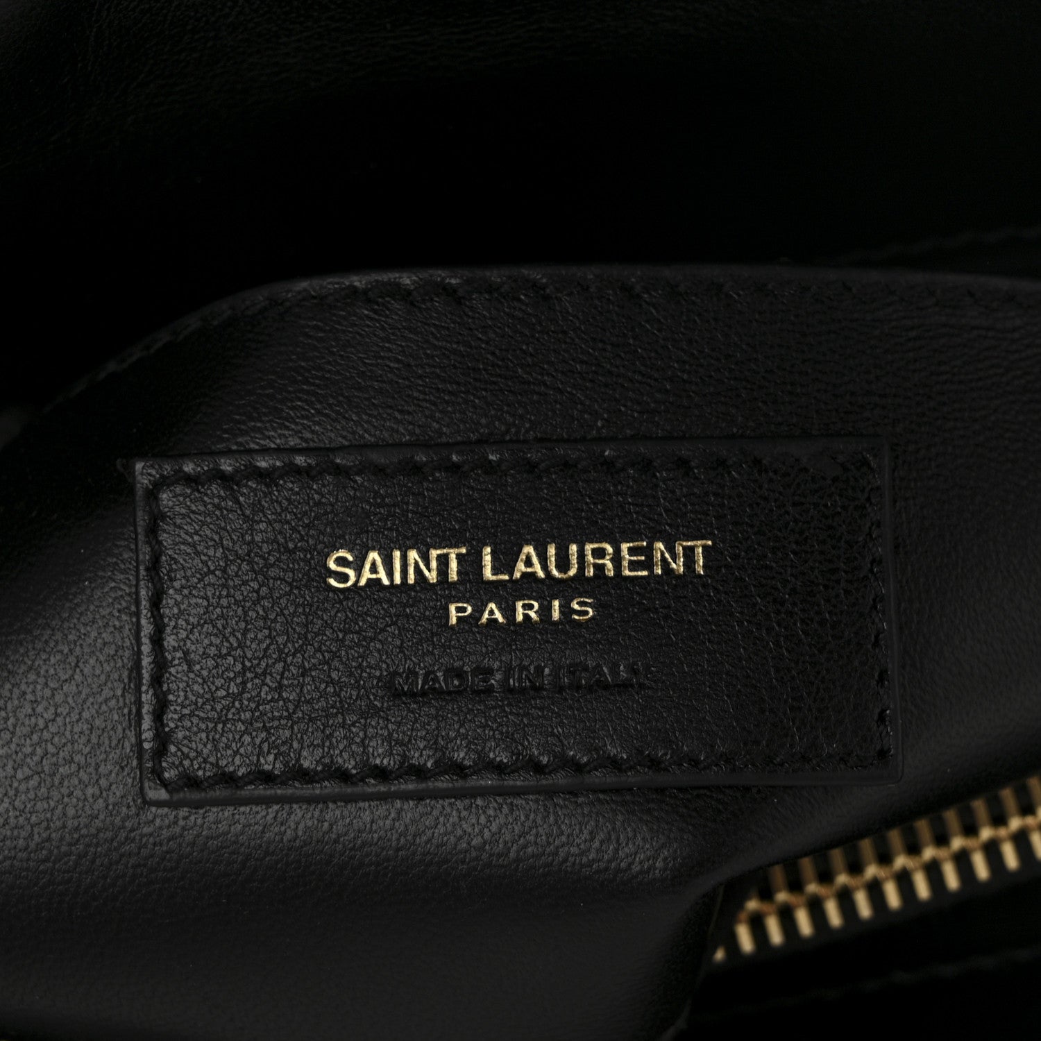 Saint Laurent Calfskin Suede Matelasse Chevron Monogram Medium College Bag Black 6 of 10