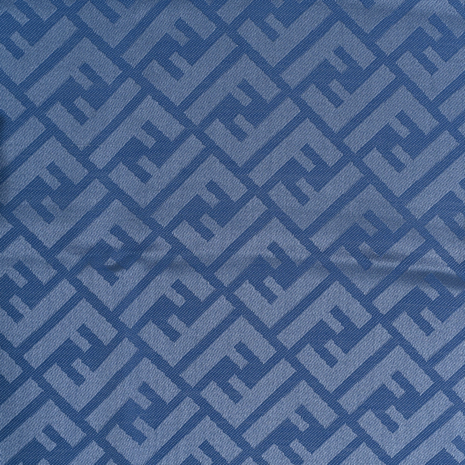 Fendi Silk Wool FF Scarf Blue 2 of 3