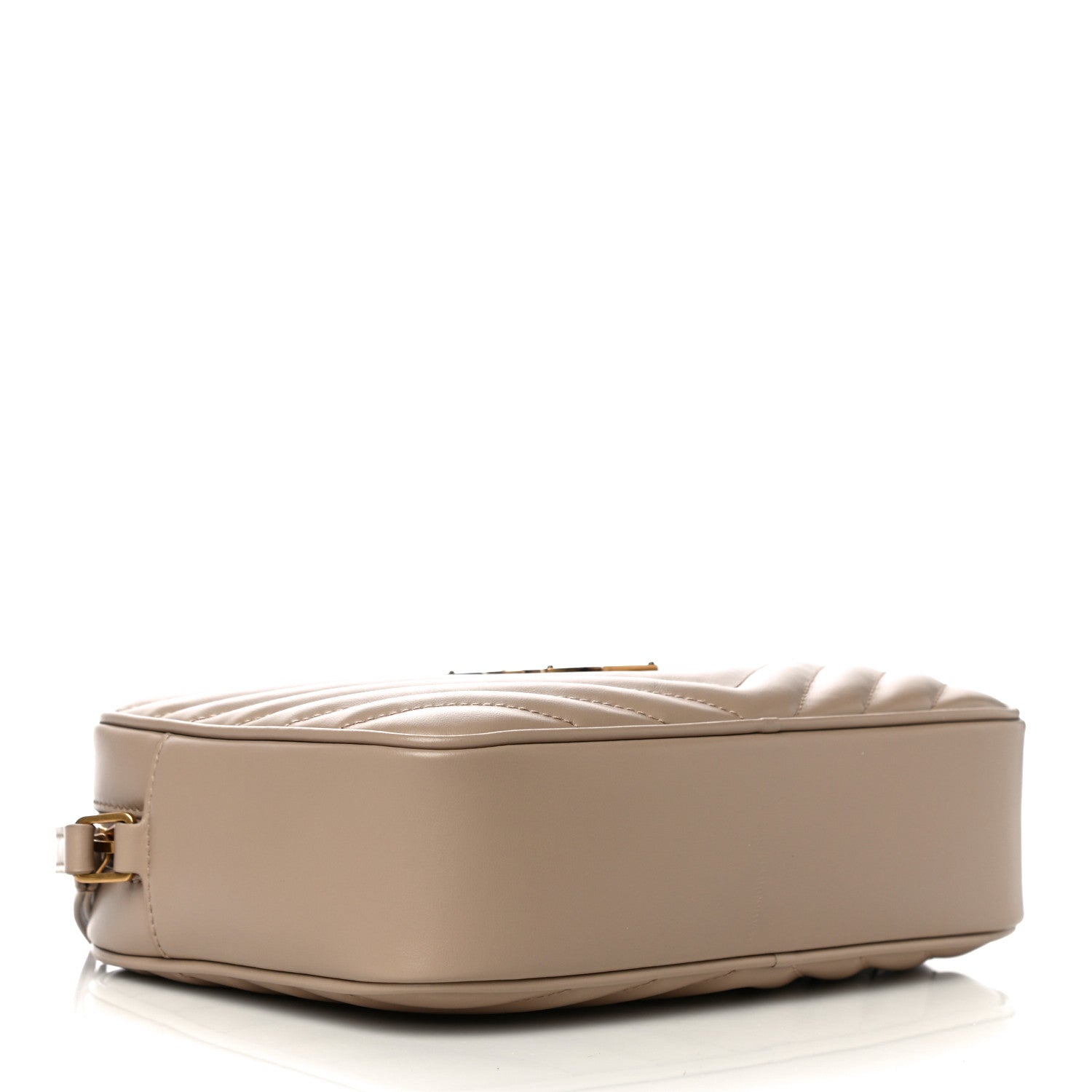Saint Laurent Calfskin Matelasse Monogram Lou Camera Bag Dark Latte 4 of 10