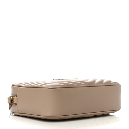 Saint Laurent Calfskin Matelasse Monogram Lou Camera Bag Dark Latte 4 of 10