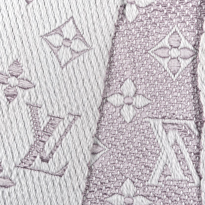 Louis Vuitton Wool Silk Logomania Duo Scarf 3 of 4