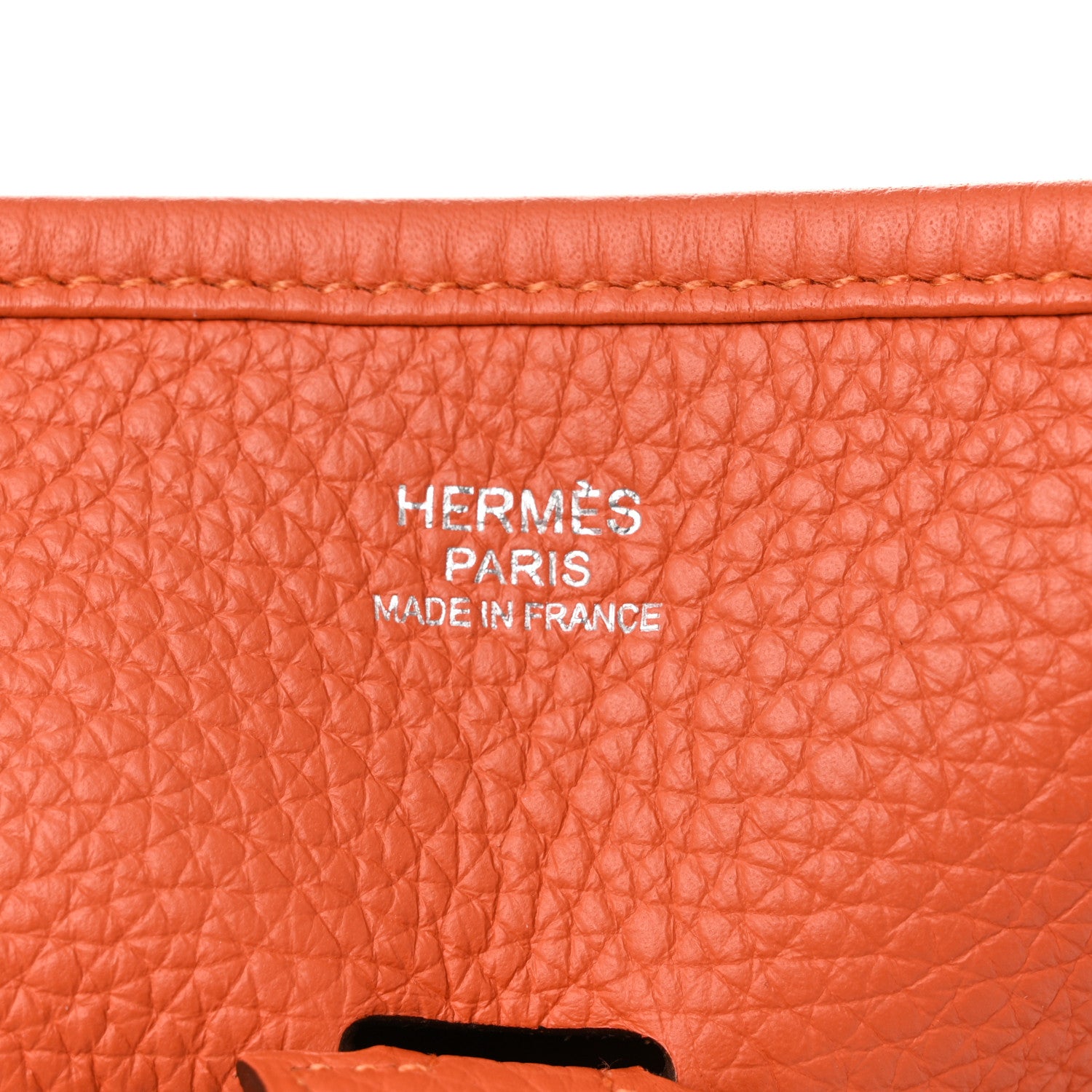 Hermes Taurillon Clemence Evelyne III PM Orange 6 of 10