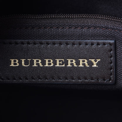 Burberry Haymarket Check Minford Portrait Tote Chocolate 6 of 8