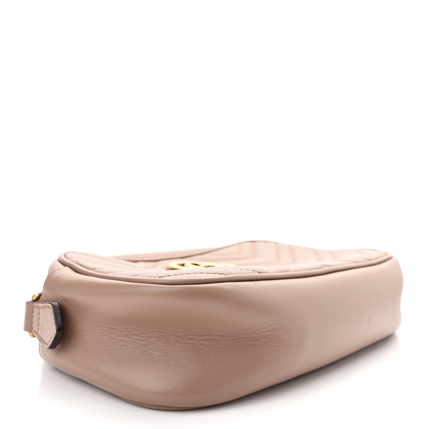 Calfskin Matelasse Small GG Marmont Chain Shoulder Bag Porcelain Rose