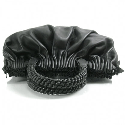 Bottega Veneta Ruched Jardin Black Nero 4 of 10