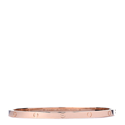 Cartier 18K Pink Gold Small LOVE Bracelet 18 1 of 6