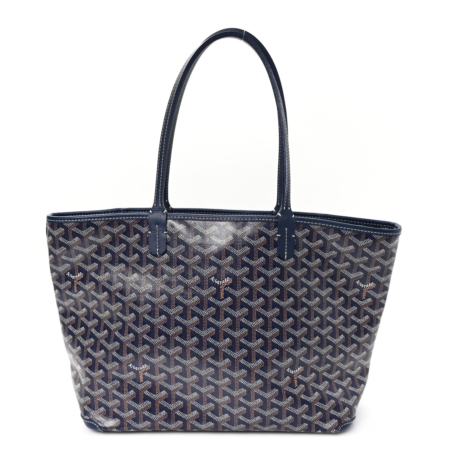 Goyard Goyardine Artois PM Navy 1 of 12