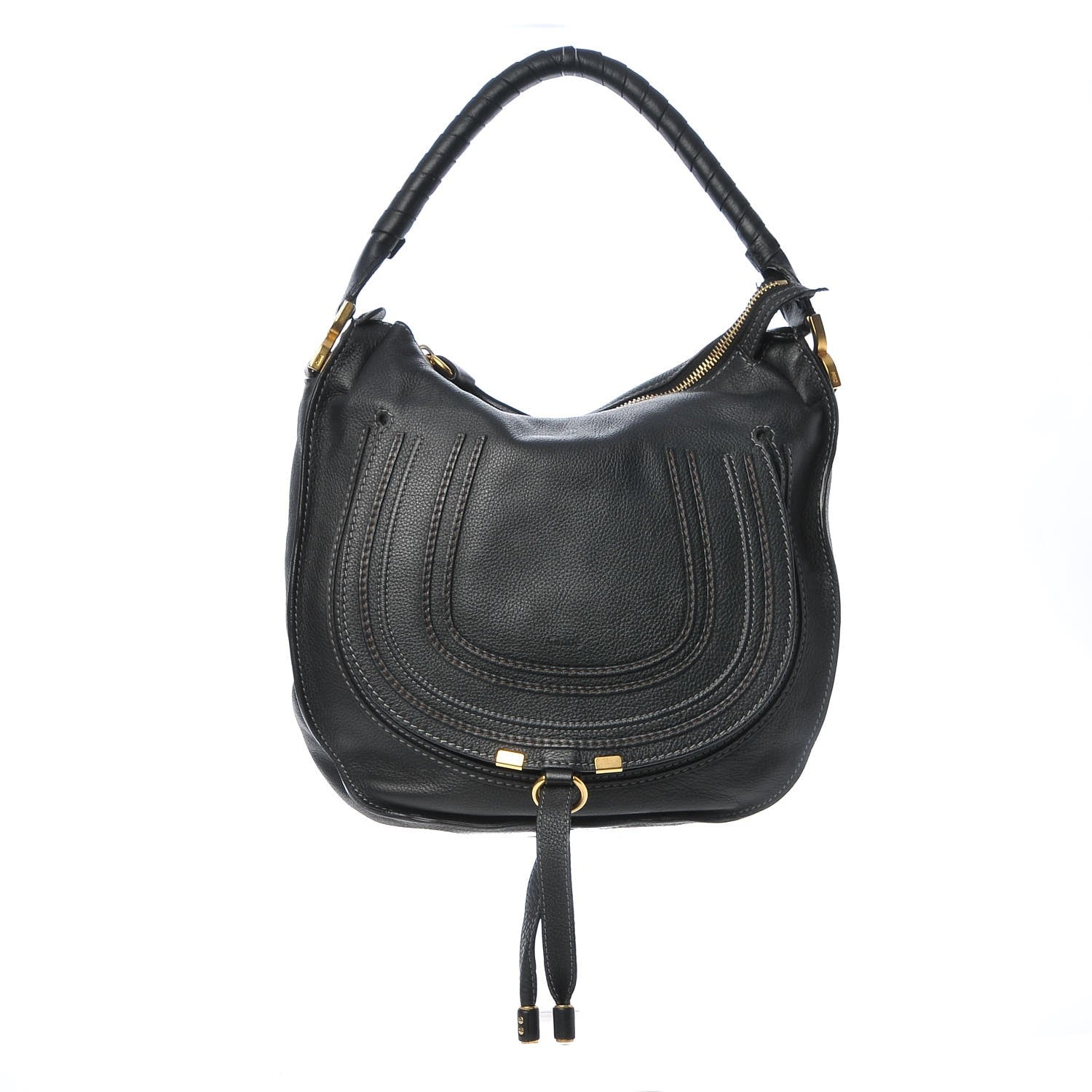 Chloe Calfskin Medium Marcie Hobo Black 1 of 11
