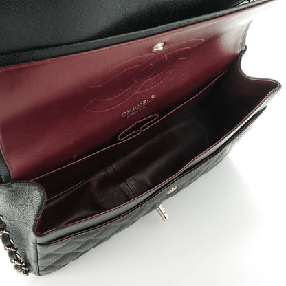 Chanel Caviar Quilted Jumbo Double Flap Black 5 of 8