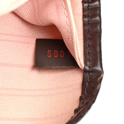 Louis Vuitton Damier Ebene Neo Neverfull MM Rose Ballerine 9 of 26