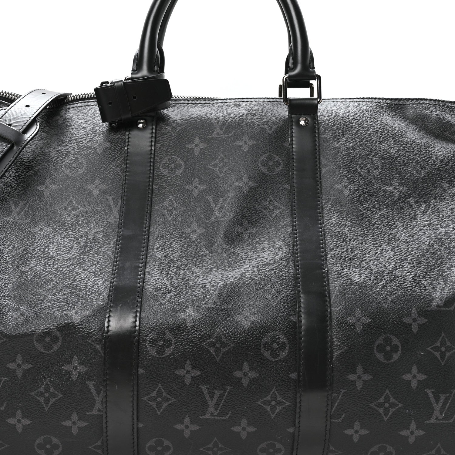 Louis Vuitton Monogram Eclipse Keepall Bandouliere 55 6 of 9