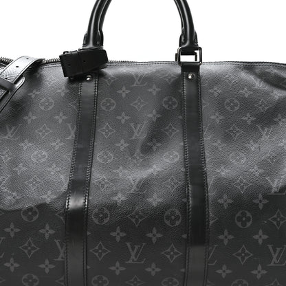 Louis Vuitton Monogram Eclipse Keepall Bandouliere 55 6 of 9