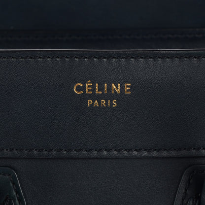 Celine Smooth Calfskin Micro Luggage Navy Blue 8 of 11