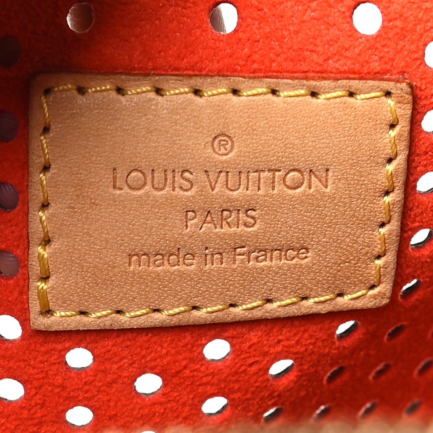 Monogram Perforated Speedy 30 Orange