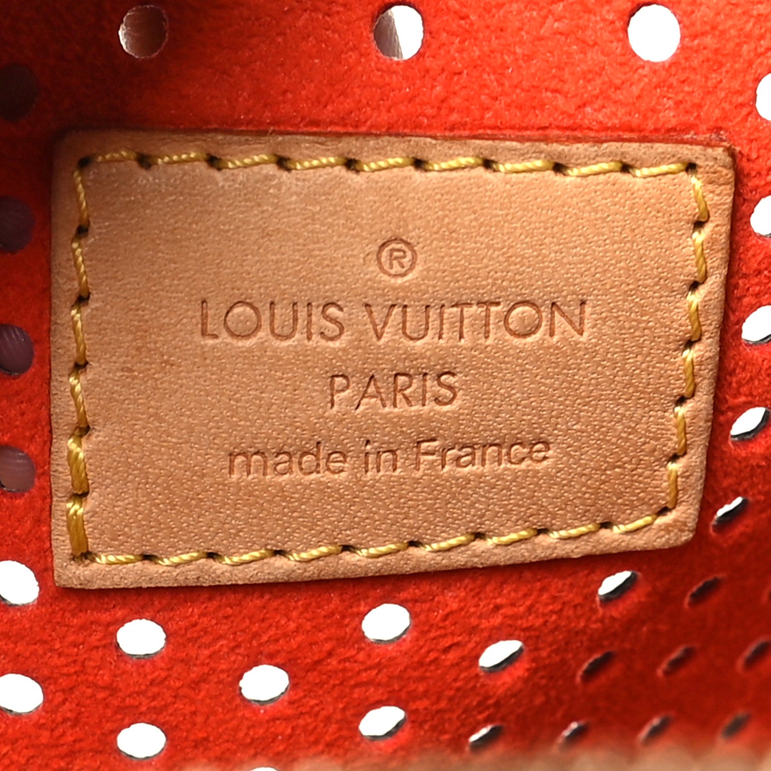 Louis Vuitton Monogram Perforated Speedy 30 Orange 6 of 9