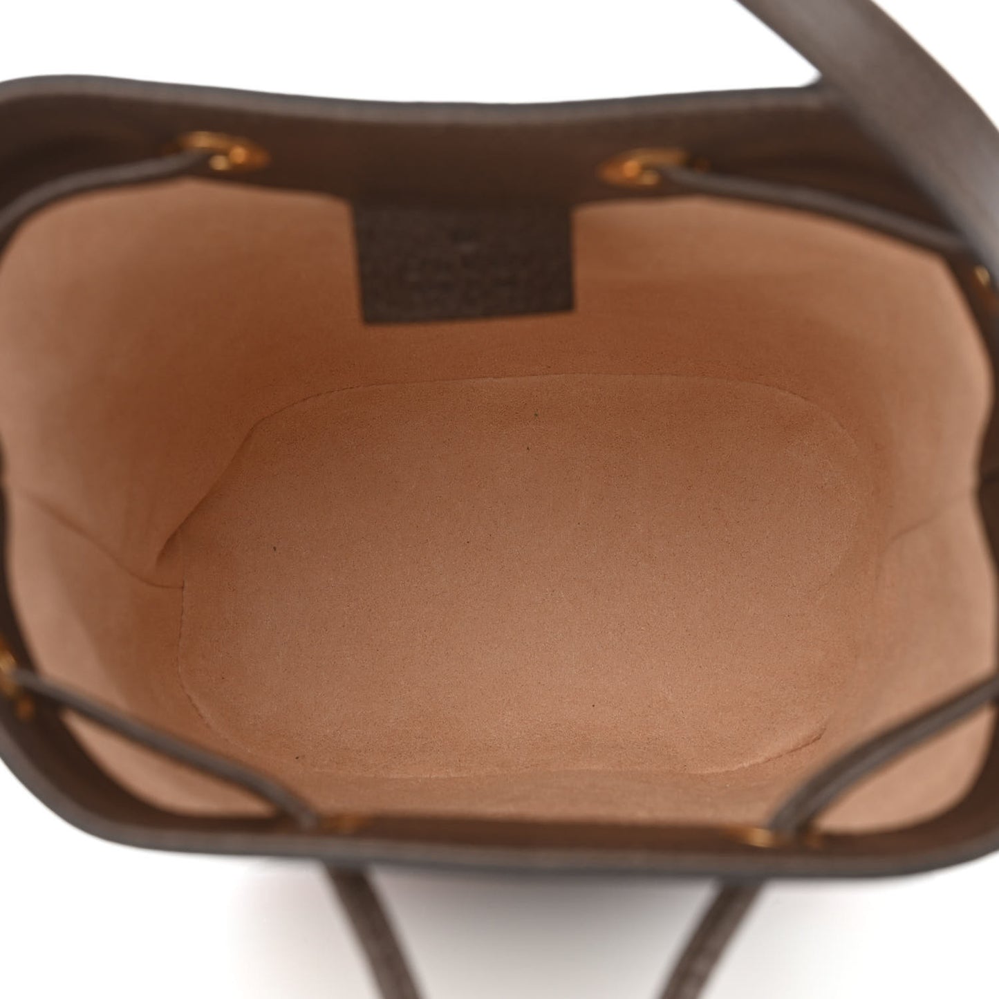GG Supreme Monogram Web Mini Ophidia Bucket Bag Brown