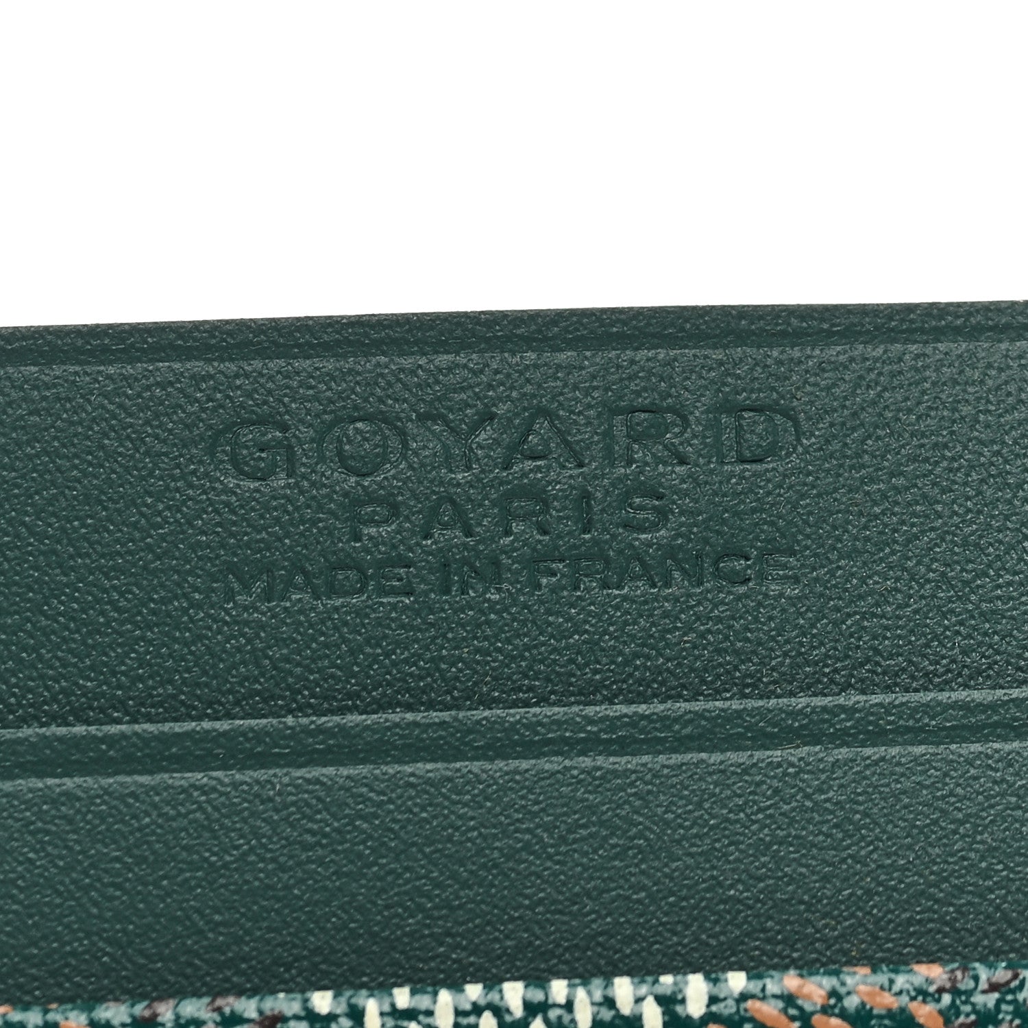 Goyard Goyardine Saint Sulpice Card Holder Green 6 of 7