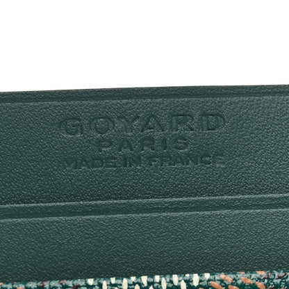 Goyard Goyardine Saint Sulpice Card Holder Green 6 of 7