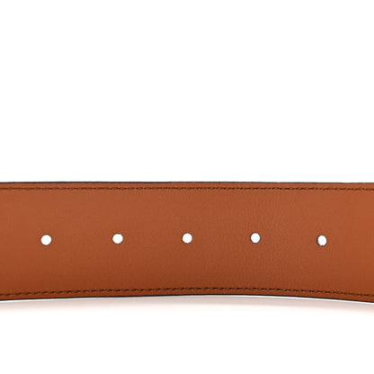 Gucci Nylon Calfskin Double G Web 40mm Belt 85/34 Green Red Cuir 4 of 5