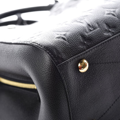 Louis Vuitton Empreinte Montaigne MM Black 13 of 14
